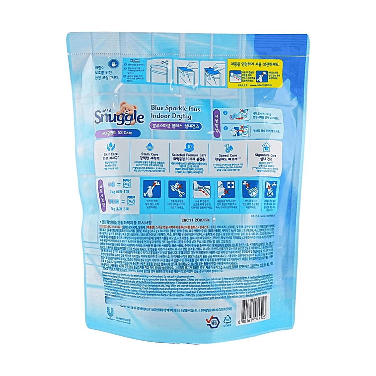 Capsule Laundry Detergent #Blue Sparkle Plus 30 Capsules, 16.08 oz 3