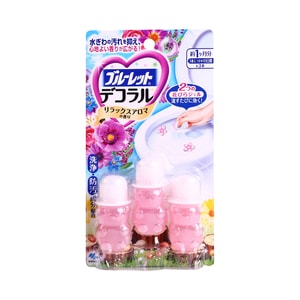 Bathroom Toilet Bowl Cleaner Deodorizer Pink 3p