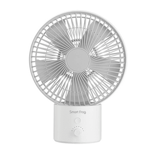 【中国直邮】小米有品卡蛙桌面移动充电摇头风扇 标配 浅云月白