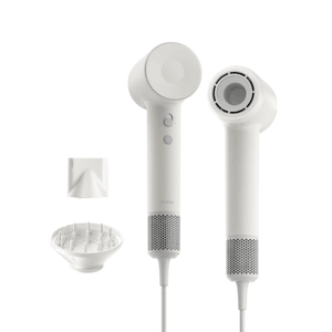 Laifen SE 2 고속 음이온 헤어 드라이어 선물 세트, 1400W 고출력, 빠른 건조, 머리카락에 부드럽습니다 [105,000 RPM 브러시리스 고속 모터] [2개의 자석 노즐] [흰색] 휴일 선물로 추천