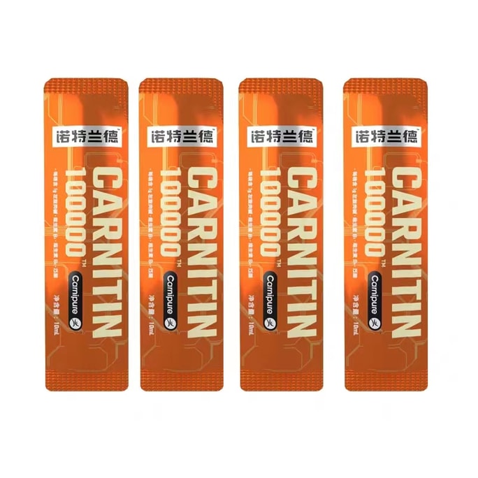 L Carnitine 100000 L Carnitine Drink Iiquid Sports And Fitness Orange Flavor 100 Strips/Box