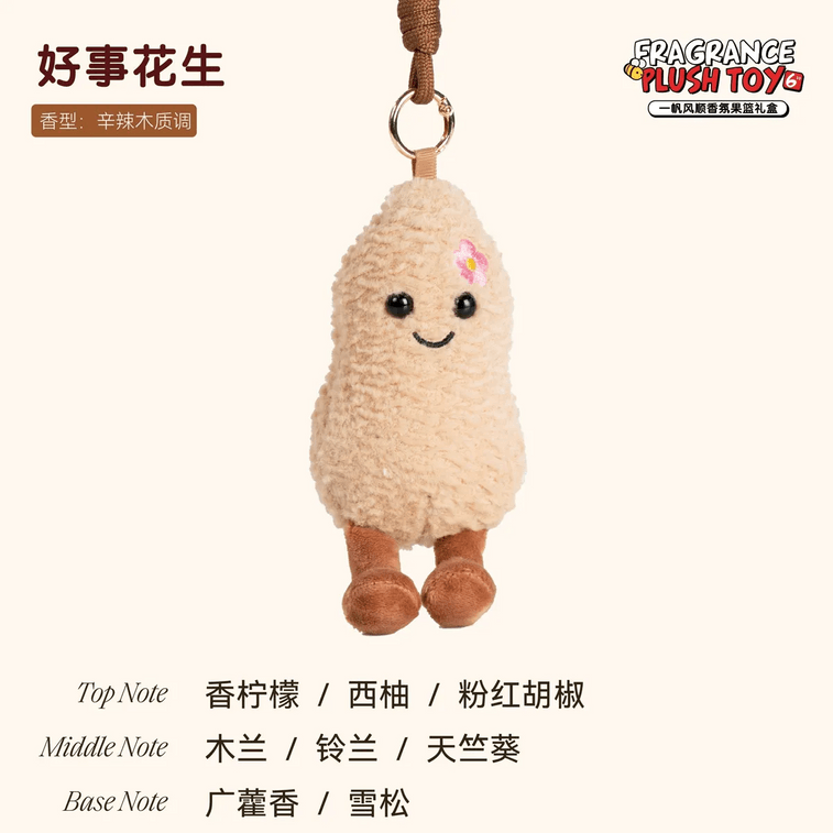 Smooth Sailing Fragrance Plush Doll White Musk Car Hanging Ornament Gift Box 1 pc 5