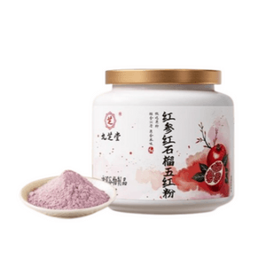 Red Ginseng Pomegranate and Five-Red Powder 500g/can - Nourishes blood and qi replenishes blood and qi in women and