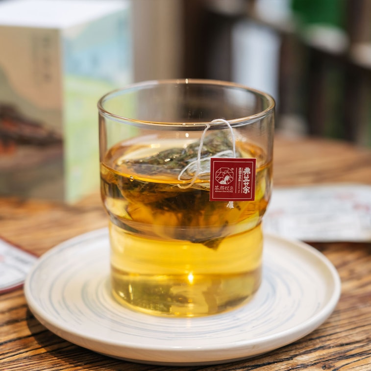 Chayan Yuese(tea颜悦color) Francha(弗兰tea) - 녹색, 검은색, 흰색, 검은색 티백 컬렉션(7봉, 각 17.5g) 4