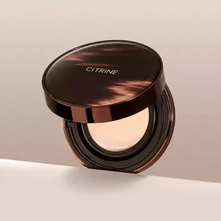 Citrine Light Immaculate Cushion Fundation, 0.42 oz. #W01 Fluffy Cloud - 12HR Hybrid Skin | Lightweight Coverage & Natur 6