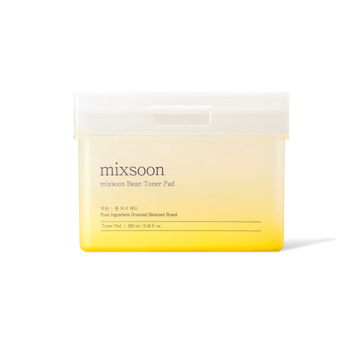  Bean Toner Pad - Moisturizing & Exfoliating Cotton Pads with Bean Extracts for Smoother Firmer Skin - 70 Pads