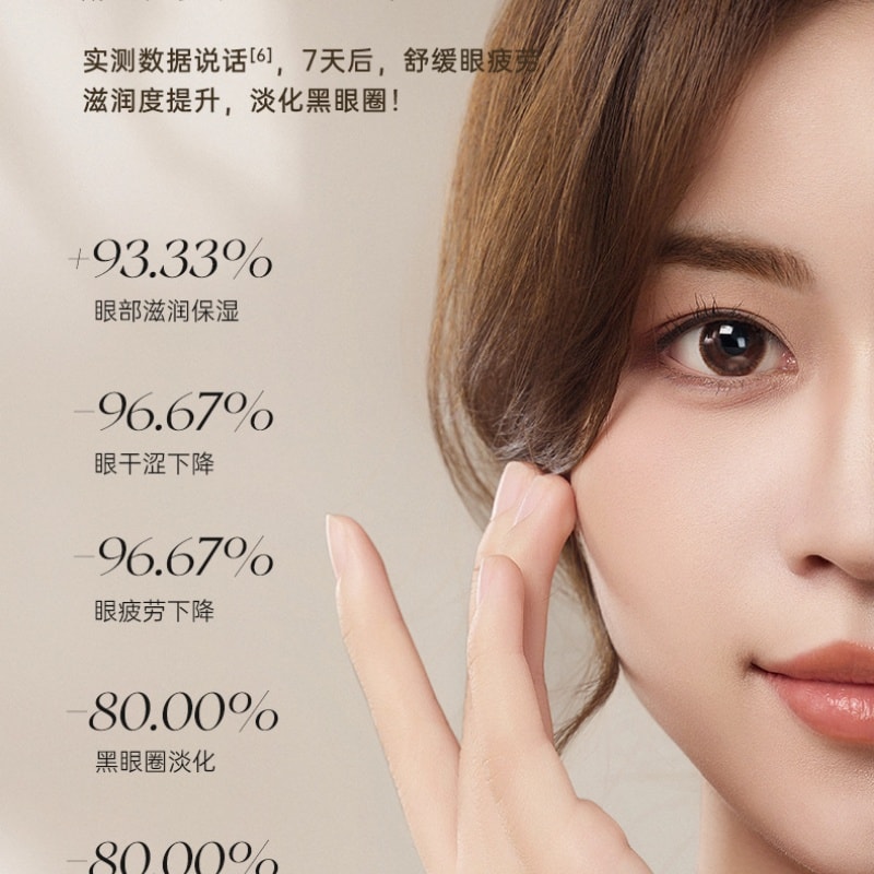 【中国直邮】 博拉利 润眼仪热敷仪眼睛疲劳缓解神器雾化仪护眼送礼品眼部按摩仪 【明眸润泽礼盒+1瓶眼液】奶油白 一个装