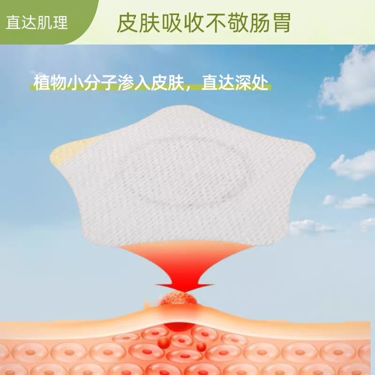 広州白雲山おねしょパッチ、子供用遅延スプレーパッチ、尿失禁貼付パッチ [子供のおねしょと頻尿のツボへそパッチ] 10枚入り/箱 [植物エキス、外用皮膚パッチ] 4