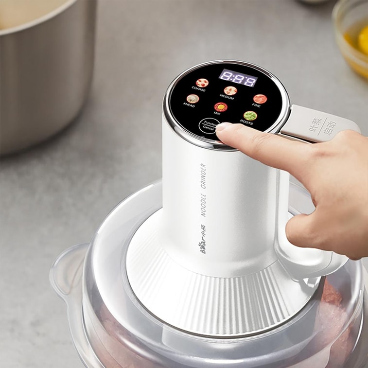 【新品登陆】BEAR小熊 小熊双桶切碎和面机 易拆洗低噪厨房料理机 切碎杯 2.5L / 和面杯 3.5L CH-5L05G48 5
