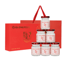 [슈퍼 핫셀러] 통런탕 임페리얼 퀴진 인스턴트 버드네스트 70ml*6병, 혈기보양 봄나물 영양 선물상자(선물가방 포함), 여신 영양 새해 선물, 명절 선물, 버드네스트 선물상자, 추적 가능한 건조 버드네스트 조림 420g, 록슈가 버드네스트 음료