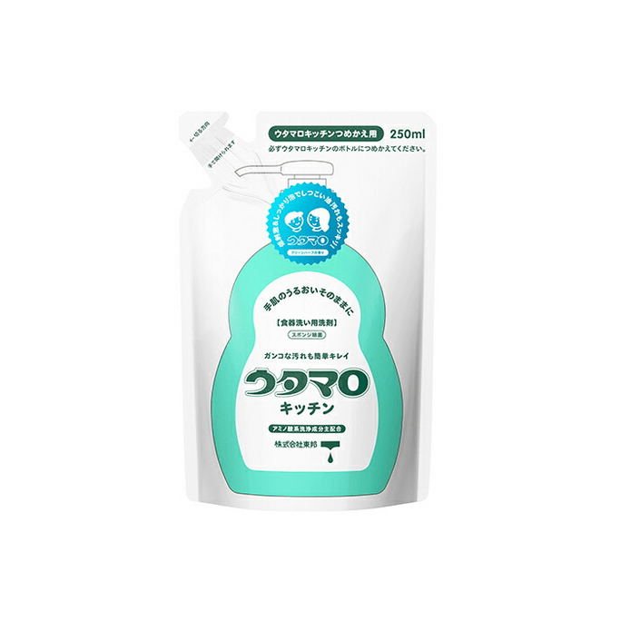 【日本直送】トーホー キッチンクリーナー 250ml 詰め替えパック (日本) - 油汚れ落とし、キッチン用ジェントルクリーナー