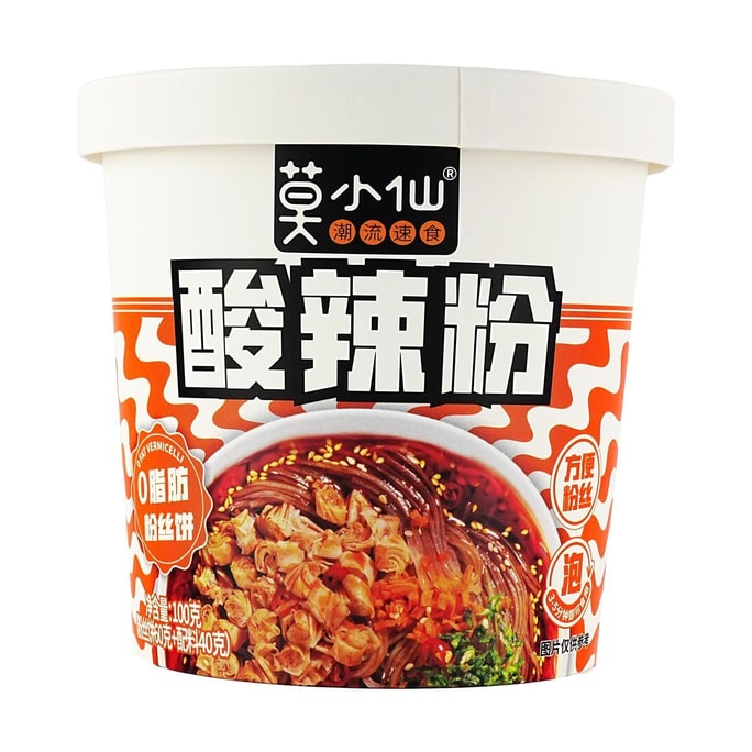 莫小仙 重慶酸辣粉 100g【沖泡即食免煮地瓜粉絲】