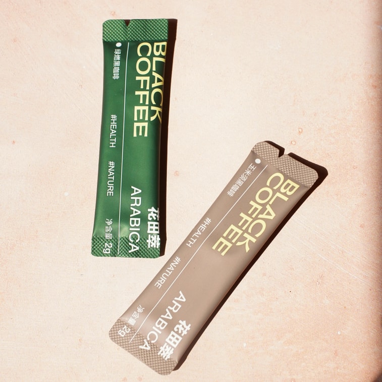 花田萃 玉米须黑咖啡+绿燃黑咖啡 速溶咖啡 礼袋装 14条入 28g【轻盈消水肿 减脂人必备】 4