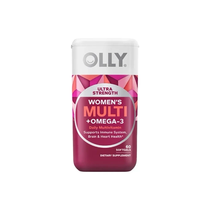 Women’s Multi + Omega-3 Softgels - 60 Count Per Bottle
