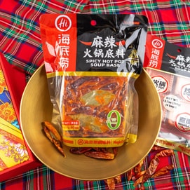 【独家新品】海底捞 麻辣火锅底料 大块装 500g【川香麻辣】【冒菜麻辣烫调料】