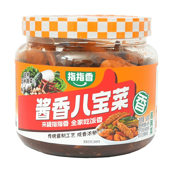 Sauce Flavored Eight Treasure Vegetables 17.64oz【Traditional Sauce Process】【Savory and Rich】
