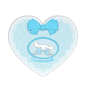 アメリカンインプレッションドレッシングテーブル、シナモンドッグキュートリボンLEDハート型メイクアップミラー（1個）