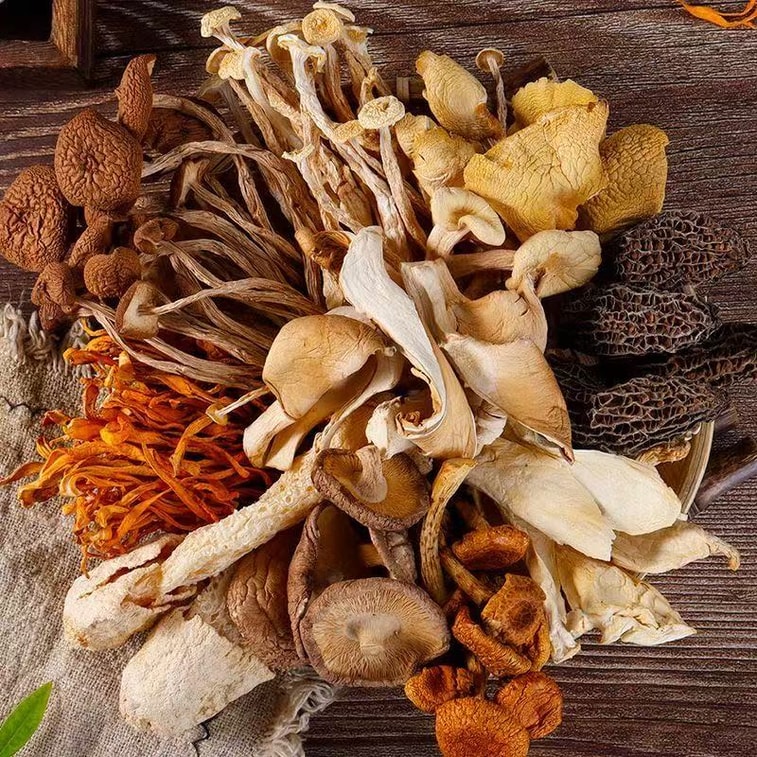 Colorful Mushroom Soup Dumplings (10 Flavors) 50g/1 Pack (6 Matsutake Mushrooms) Yunnan Specialty Mushroom Stewed Chicken Soup Base Pack Matsutake Mushroom Ingredients Non-Fir Mushroom 5