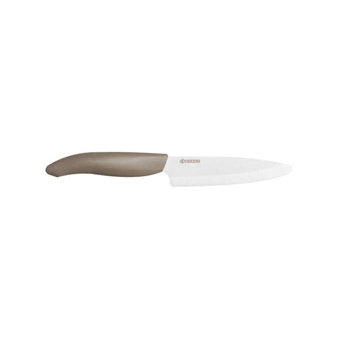 日本京瓷 生物彩色小廚刀 11公分 淺米色 FKB-110LBG