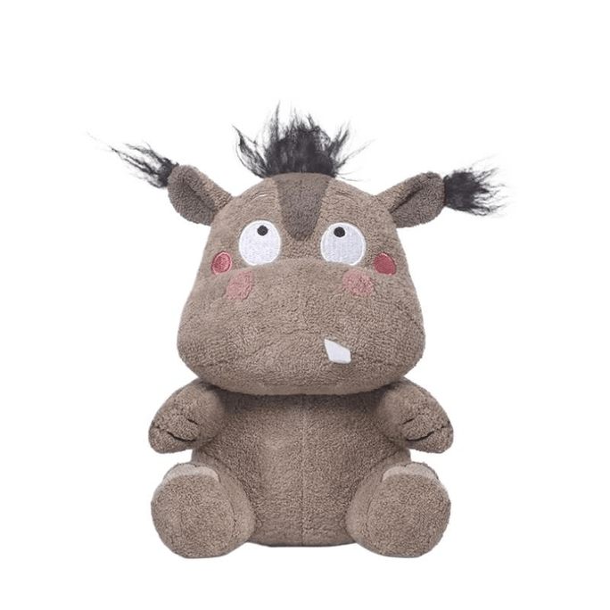 【中國直郵】 捉趣 河馬吉普森毛絨玩具可愛玩偶公仔桌面擺件布娃娃女孩生日禮物 16cm