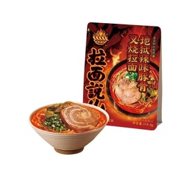 Devil Spicy Pork Bone Char Siu Ramen 174.4g Night Snack Instant Noodle