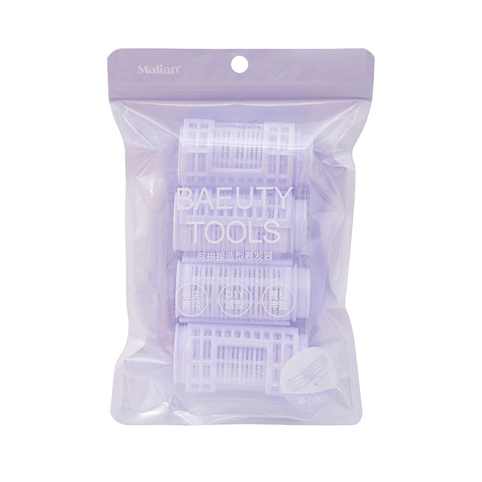 Can be spliced air eight bangs styling fixed artifact fluffy self-adhesive curly hair clip (small size 4 loaded)