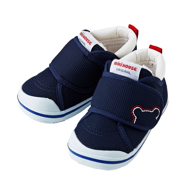 [일본에서 온 다이렉트 메일] MIKIHOUSE||수상 경력에 빛나는 새로운 유아용 신발, 두 번째 섹션||블루 13.0cm 1켤레