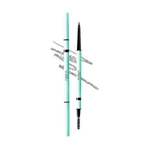 極細回転式デュアルチップアイブロウペンシル - ロングラスティングウォータープルーフワイルドブロウシェード #B6 ミントチョコレート