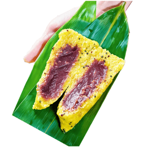 吴越斋 甜粽大黄米藜麦豆沙粽手工杂粮粗粮低脂营养代餐120克*一包