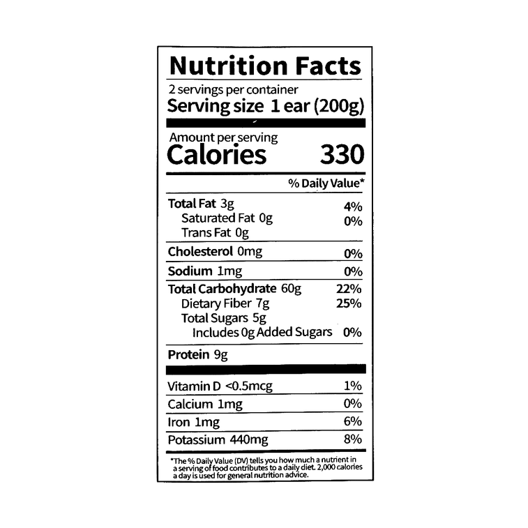 北纬47° 香糯鲜玉米 软糯香甜东北黄玉米 2根装 400g【高纤低卡粗粮早餐】 16