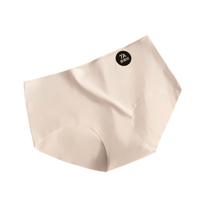 Unmarked Mulberry Silk Underwear Sports Yoga Ice Silk Underwear Off-white Color 3 Pairs M