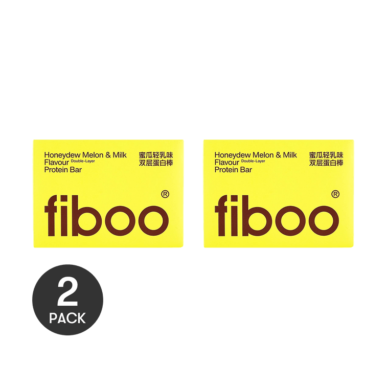 【限时买一赠一】FIBOO 双层蛋白棒 25g*5 哈密瓜味 *2【2份超值装】 3