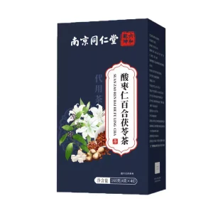 Poria Cocos Tea Sleep Tea Good Night Tea Poria Cocos Sour Date Seed 160g/Box(4g*40 Sachets)