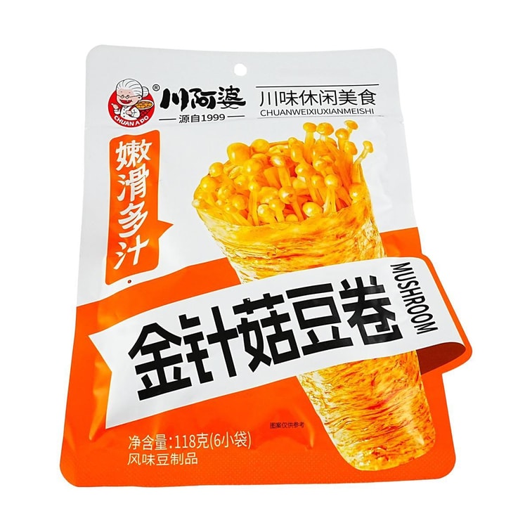 川阿婆 金針菇豆卷 118g 7