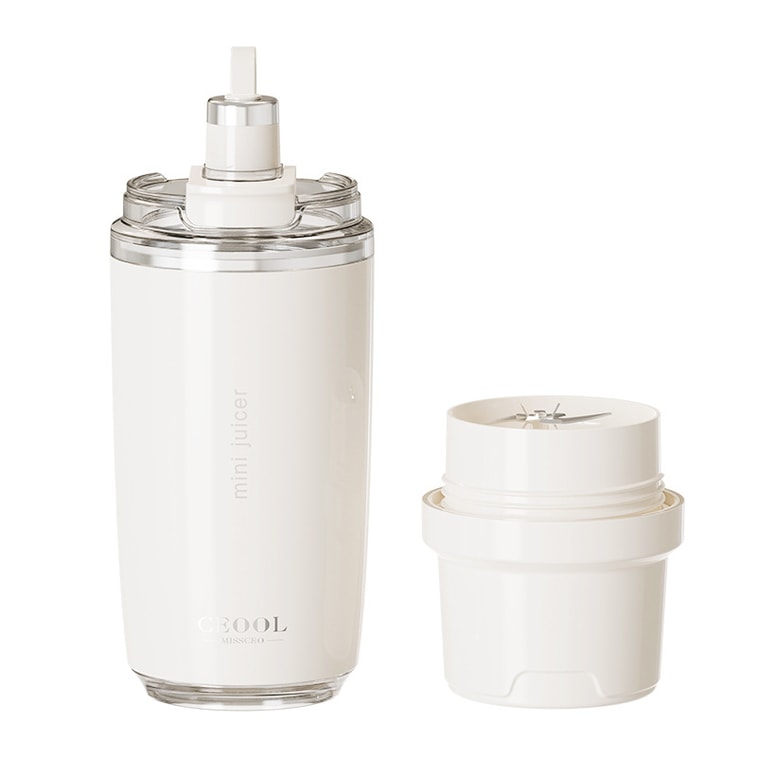  Portable USB-C Juicer Cup with dual batteries & insulation. 26-blade power, crushes ice, 400ml, dual-spout lid. Wireless, versatile blender for on-the-go smoothies. 5