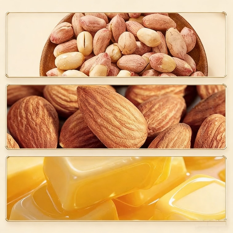 ビビザン シーソルトトフィー ハードキャンディ ピーナッツブリトル スナック 250g [濃厚なミルクの香り、サクサクとした食感と甘さ] [ピーナッツの風味がたっぷり] 5