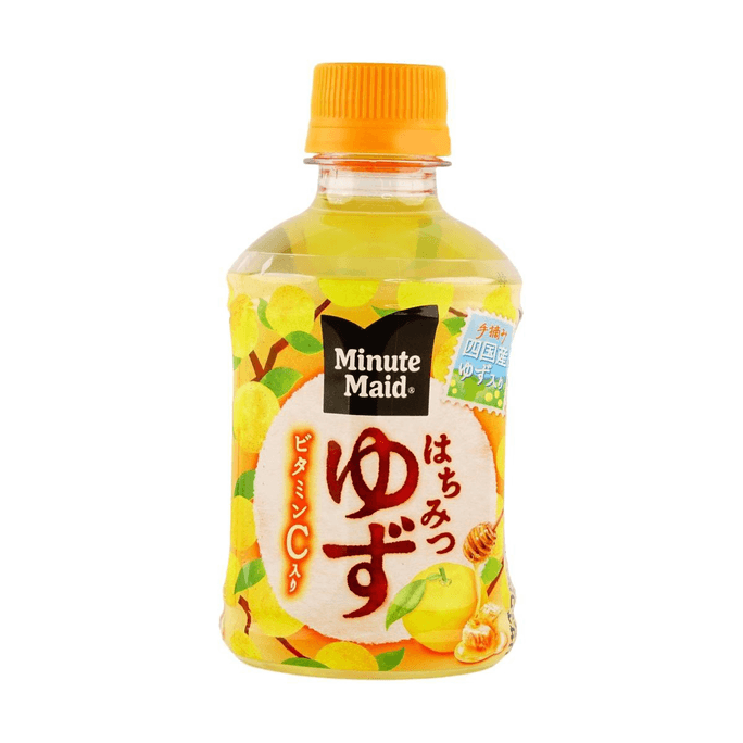 日本版MINUTE MAID美汁源 蜂蜜柚子飲料 280ml