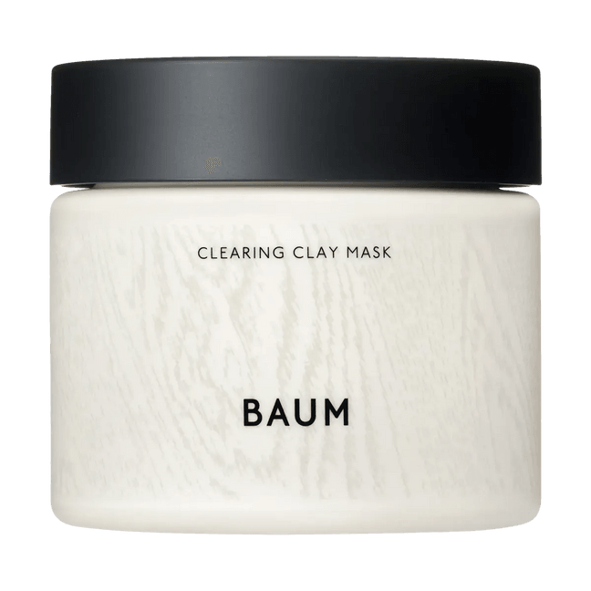 日本BAUM葆木 毛孔净透黏土按摩面膜 天然木炭深层清洁泥膜 150g 去老废角质 柔滑清透 舒缓治愈香