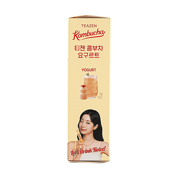 Kombucha Drink Yogurt Flavor, 10 Packets 1.76 oz【TWICE Dahyun Pick】【Low Calorie】 4