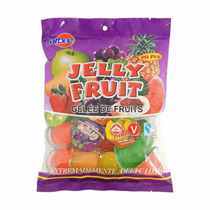 Jelly Fruit 0.58oz*20pieces*30 packs 【Assorted Flavors】【Refreshing & Chewy】