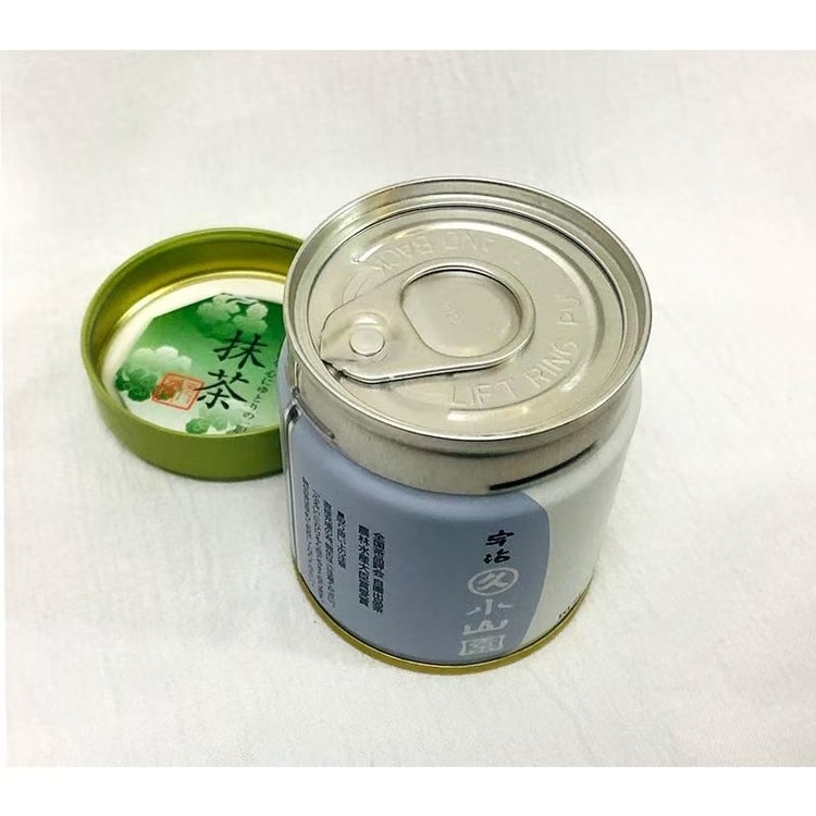 丸久小山園日本丸久小山園宇治抹茶五十鈴無糖料理烘焙可用鋁罐1個40g
