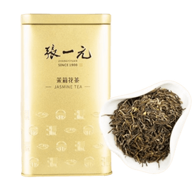 【中国直邮】 张一元 茶叶茉莉花茶茉莉毛尖新茶浓香型春茶伴手礼特种 200g/瓶
