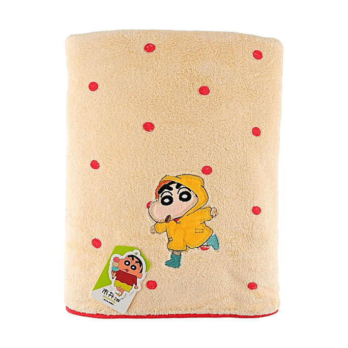 Crayon Shin-Chan Colorful Print Bath Towel, Yellow【Licensed Collaboration Soft Absorbent】
