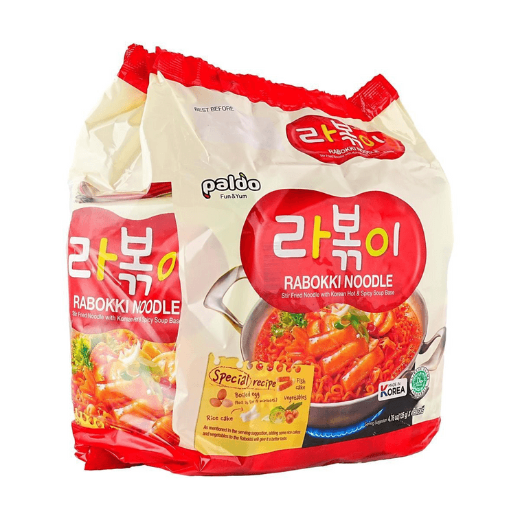 ラッポッキラーメンインスタント麺 ホットスープベース4個入 19.05 oz 9