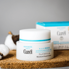 日本KAO花王 CUREL珂润 润浸保湿滋养乳霜 敏感肌四季补水 神经酰胺保湿去泛红 40g @COSME大赏第一位 包装随机