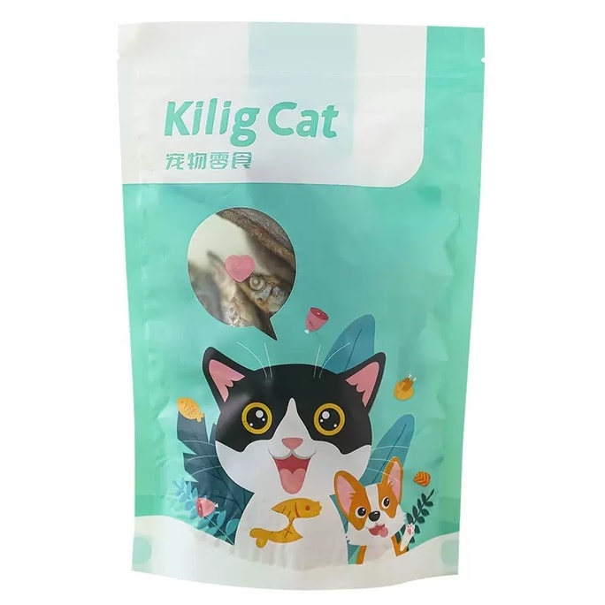 KiligCat 凍乾多春魚 小魚乾 滿籽凍乾多春魚 50克/袋