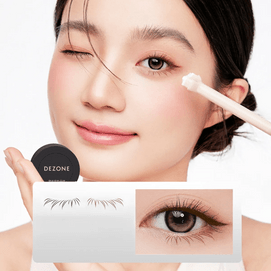 黛庄DEZONE 下睫毛印章笔 自然棕液笔*元气茶狐印章&双拼印液套盒