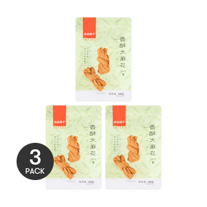 Crispy Fried Dough Twist 160g *3【3 Packs】