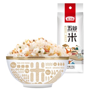 【中国直邮】 燕之坊 五谷杂粮米 杂粮米五谷米饭五谷粗粮大米玉米红米藜麦米  400g/袋