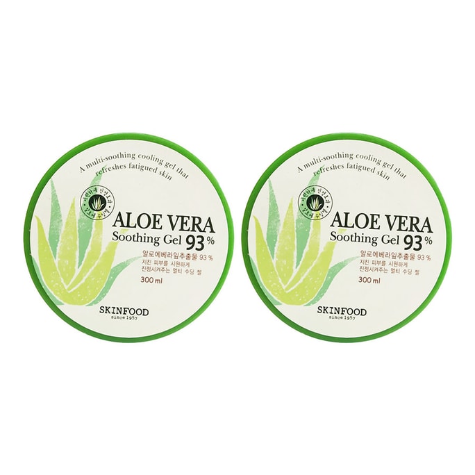 [Limited Set】Aloe Vera 93% Soothing Gel 2set 300ml*2